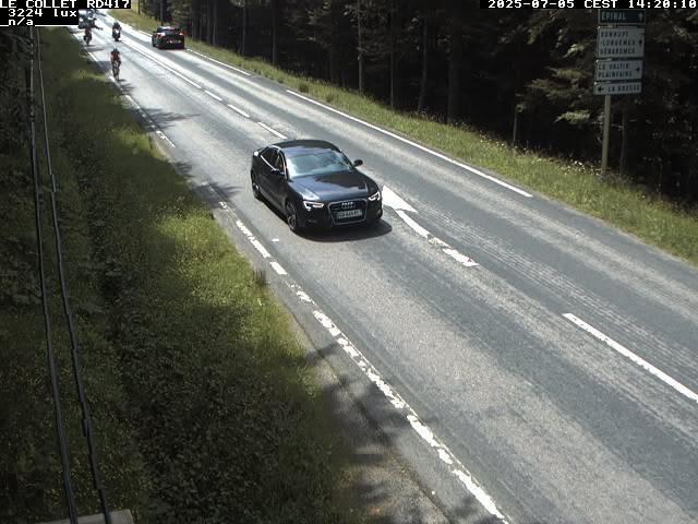 Caméra du Collet sur la route de Colmar (D417)