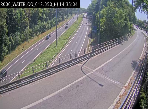 Webcam autoroute Belgique - Waterloo - R0 (ring de Bruxelles) - BK 12.3