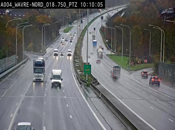 Webcam traffic E411(A4) - BK 18.7 - Bierges (Wavre Nord)