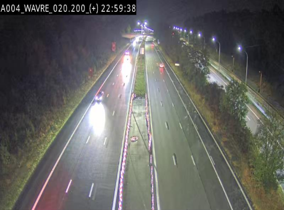 Webcam @ Wavre-sud KP 19.6, A4/E411