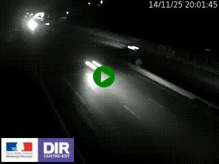 Webcam routière à Saint-Etienne-Terrenoire sur la RN88 avant la jonction entre l'A72 et le Boulevard Périphérique de Saint-Etienne
