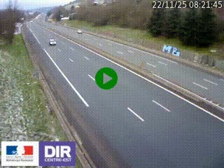 Webcam routière à Saint-Etienne-Terrenoire sur la RN88 avant la jonction entre l'A72 et le Boulevard Périphérique de Saint-Etienne