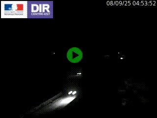 Caméra trafic à Meylan sur la Rocade-Sud de Grenoble en direction d'Aix-en-Provence