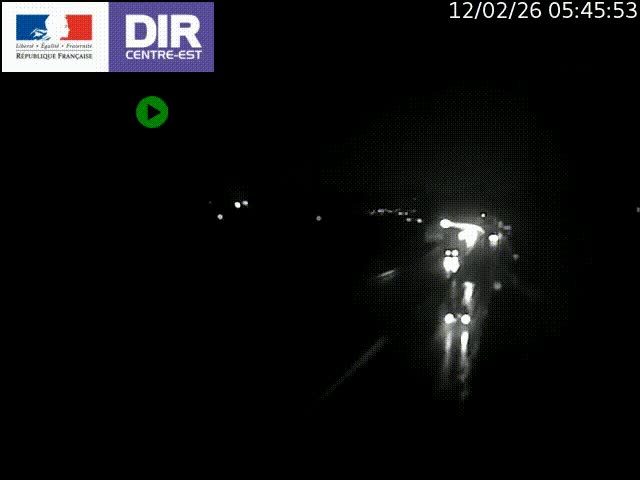 Caméra trafic à Meylan sur la Rocade-Sud de Grenoble en direction d'Aix-en-Provence