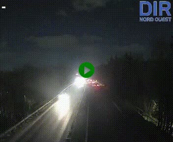 Webcam sur le périphérique de Caen (N814) à l'est de la ville, à Mondeville hauteur de la sortie 2, Presqu'île-Rives de l'Orne, au bout de l'autoroute A13