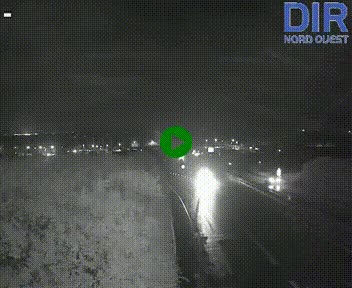 Webcam au début de l'A84 sur le périphérique Ouest de Caen (N814) à hauteur de la sortie 9, Porte de Bretagne