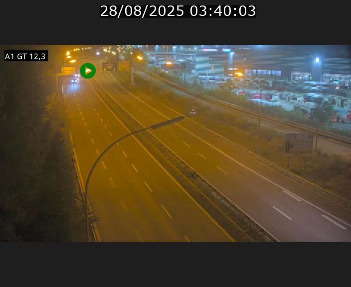 Traffic live webcam Luxembourg Senningerberg - A1 direction Allemagne - BK 12.3