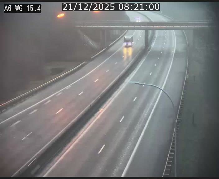 Traffic live webcam Luxembourg Capellen - A6 - BK 15.4 - direction Luxembourg/France/Allemagne