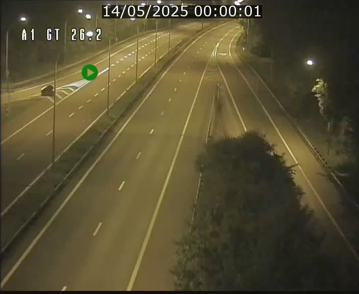 Traffic live webcam Luxembourg Grevenmacher - A1 direction Allemagne - BK 26.2