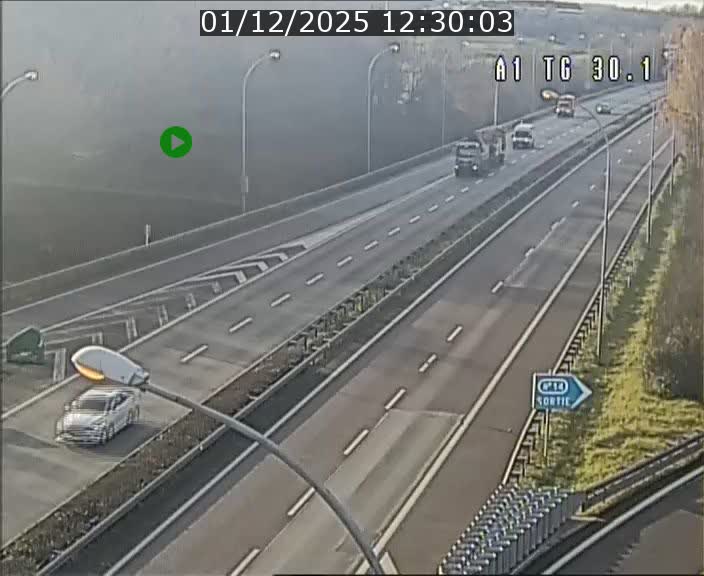 Traffic live webcam Luxembourg Grevenmacher - A1 direction Luxembourg - BK 30.1