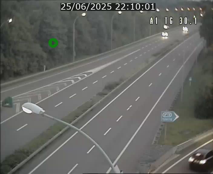 Traffic live webcam Luxembourg Grevenmacher - A1 direction Luxembourg - BK 30.1