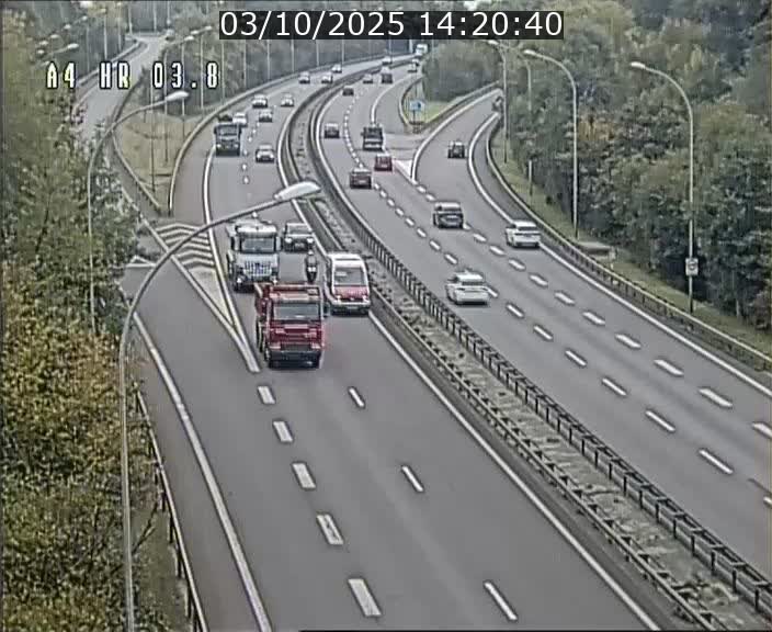 Webcam traffic A4 Luxembourg - BK 3.8 - Leudelange (direction Esch sur Alzette)