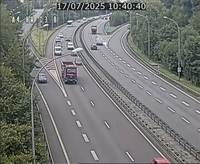 Webcam traffic A4 Luxembourg - BK 3.8 - Leudelange (direction Esch sur Alzette)