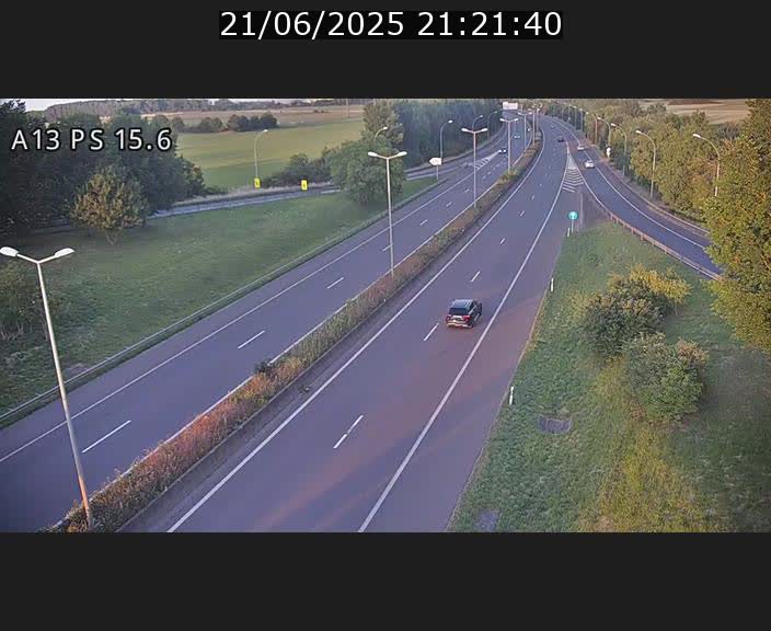 Traffic live webcam Luxembourg Kayl - A13 direction Dudelange - BK 15.6