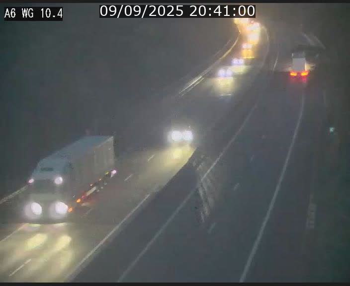 Traffic live webcam Luxembourg Mamer - A6 - BK 10.4 - direction Luxembourg/France/Allemagne