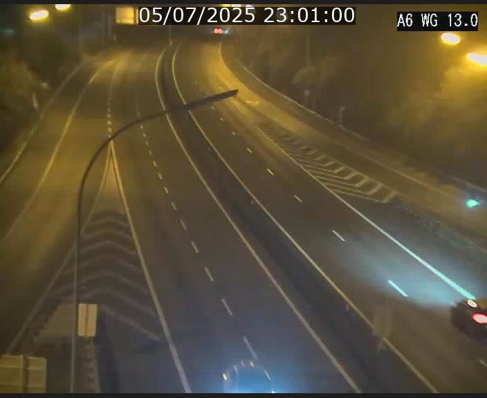 Traffic live webcam Luxembourg Mamer - A6 - BK 13 - direction Luxembourg/France/Allemagne