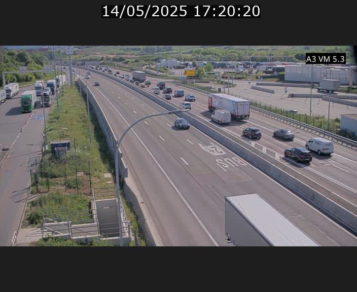 Traffic live webcam Luxembourg Aire de Berchem - A3 - BK 5 - direction France
