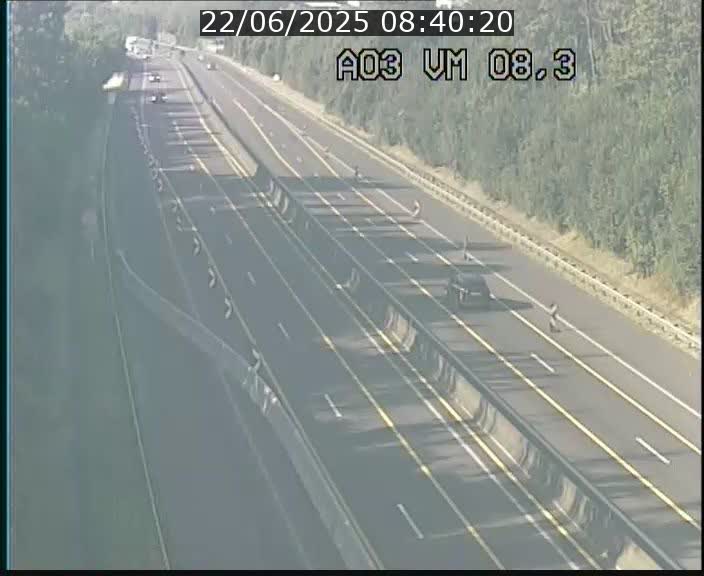 Traffic live webcam Luxembourg Bettembourg - A3 - BK 8.3 - direction France