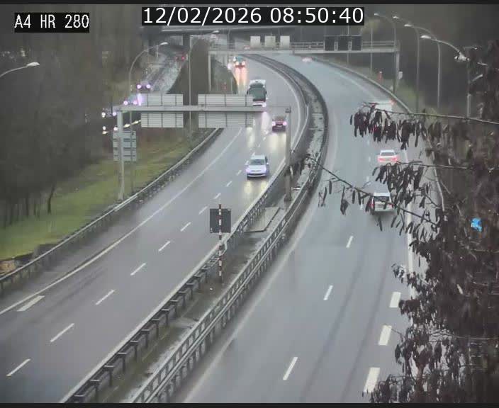 Webcam traffic A4 Luxembourg - BK 0.2 - P+R Bouillon (direction Luxembourg)