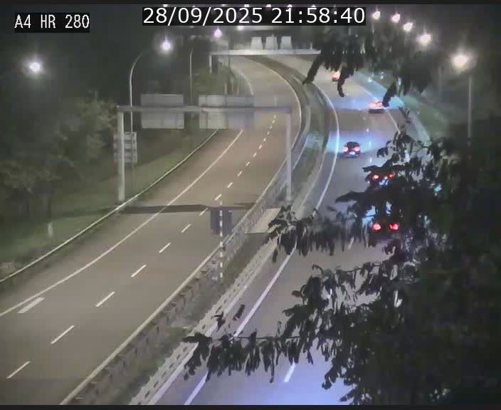 Webcam traffic A4 Luxembourg - BK 0.2 - P+R Bouillon (direction Luxembourg)