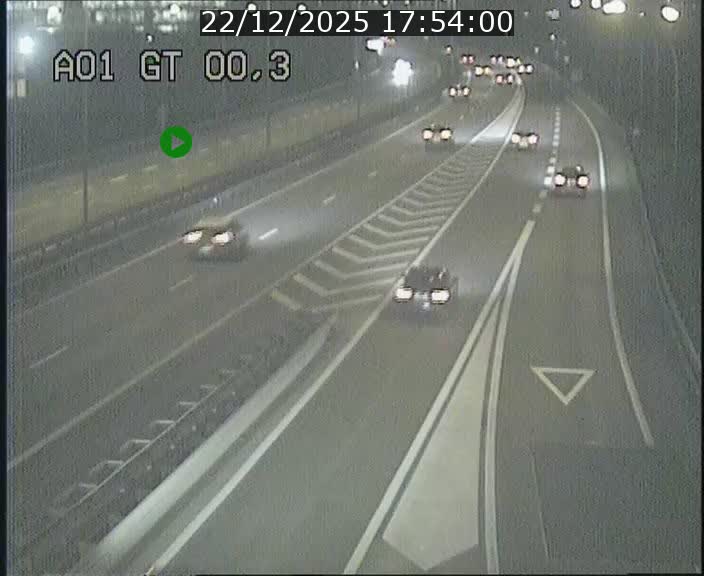 Traffic live webcam Luxembourg Croix de Gasperich - A1 direction Kirchberg - BK 0.3