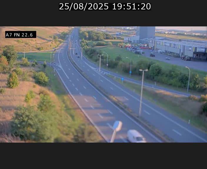 Caméra trafic Luxembourg - A7, Colmar-berg direction Mersch