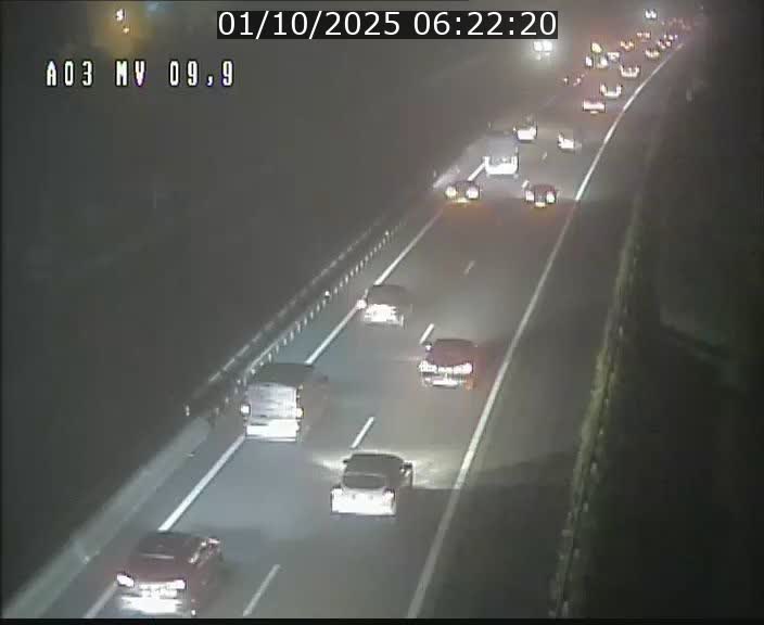 Webcam Autoroute à la Croix de Bettembourg - A3 - BK 9.9 - direction Luxembourg-Ville