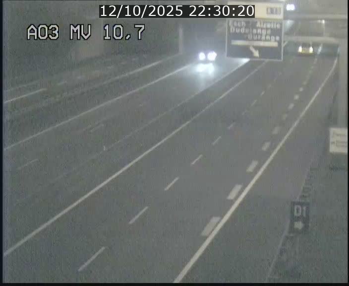 Traffic live webcam Luxembourg Croix de Bettembourg - A3 - BK 10.7 - direction France