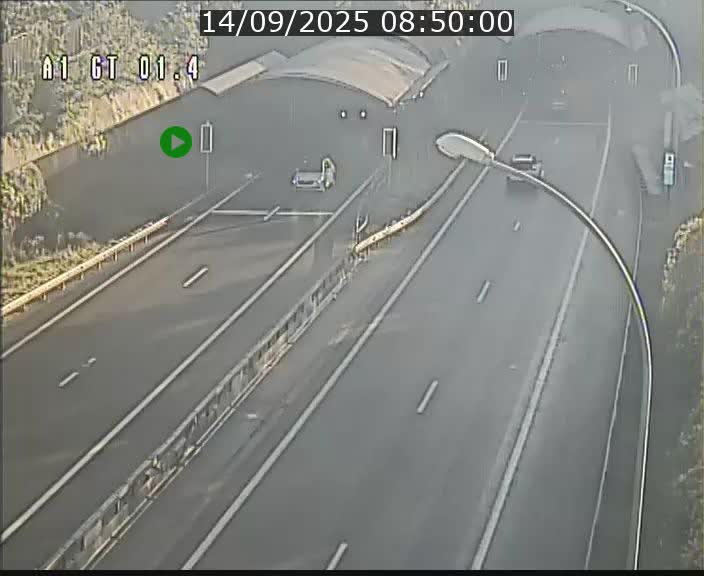 Traffic live webcam Luxembourg Hesperange - A1 direction Kirchberg - BK 1.4