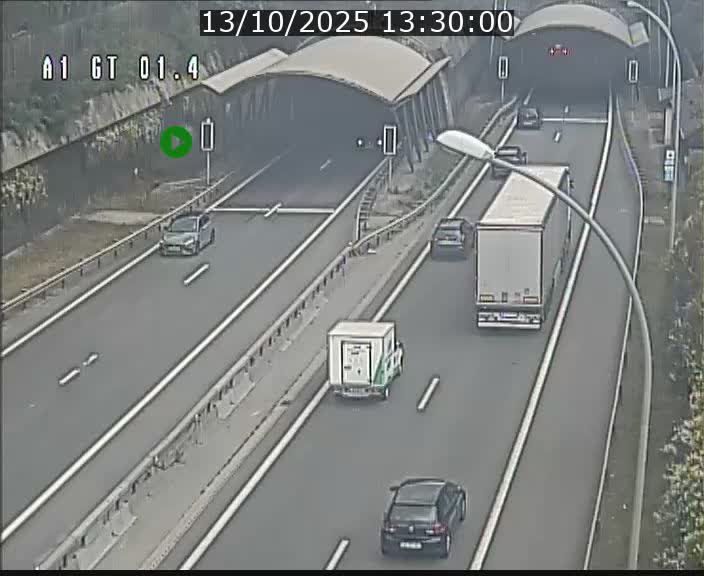 Traffic live webcam Luxembourg Hesperange - A1 direction Kirchberg - BK 1.4