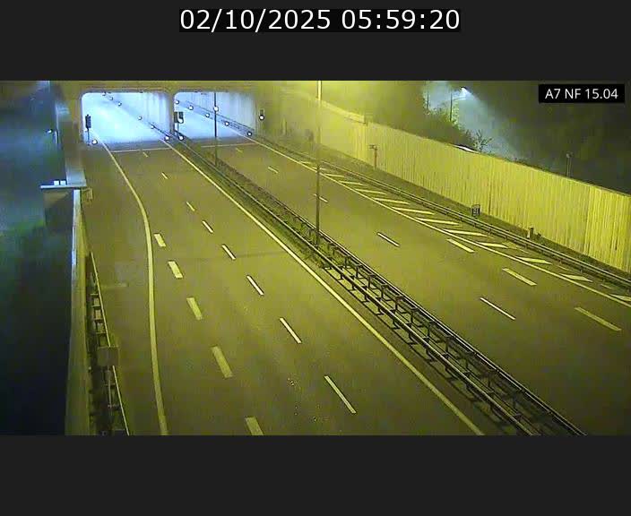 Caméra trafic Luxembourg - A7, Tunnel Mersch, entrée sud, direction Ettelbruck