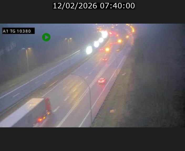 Traffic live webcam Luxembourg Senningerberg - A1 direction Luxembourg Kirchberg - BK 10.3