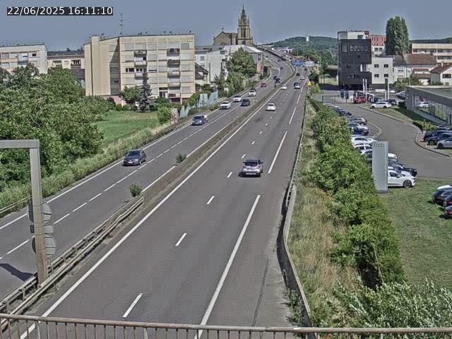 Caméra autoroute France - A31, Thionville direction Metz