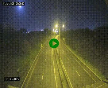 Webcam située à la Rochelle, à la fin de la N237 avant l'accès au péage du Pont de l'Île-de-Ré