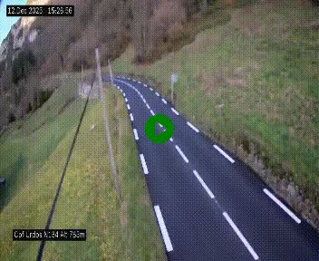 Webcam dans les Pyrénées Atlantique au niveau du col d'Urdos et du fort du Pourtalet sur la N134, en direction du Col et du tunnel du Somport, à 765 mètres d'altitude