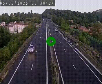 Caméra autoroute A75 à hauteur de Coudes, en direction de Clermont-Ferrand