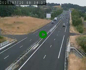 Caméra autoroutière France - A75, Coren, en direction de Montpellier