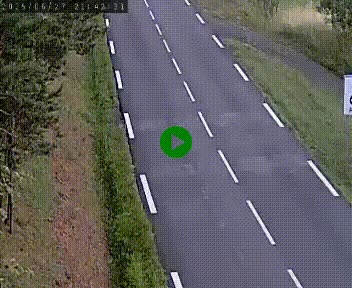Caméra routière France - N102, au niveau du col de Montmirat à Saint-Etienne-du-Valdonnez à 1039 mètres d'altitude