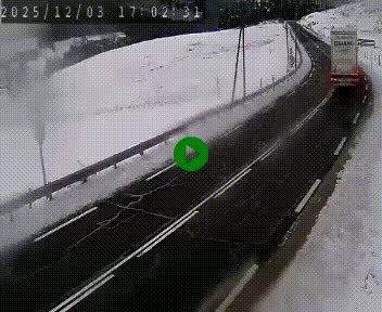 Webcam routière au niveau du col de la Chavade en Ardèche, sur la N102 à 1266 mètres d'altitude