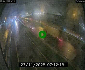 Webcam sur la N165 à hauteur de Caudan, dans le Morbihan.