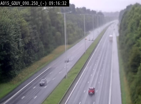 Webcam autoroute Belgique - Gouy-lez-piéton - E42 - BK 90.3