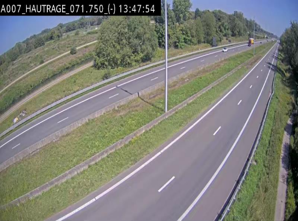 Webcam autoroute Belgique - Hautrage - E19 - BK 71.7