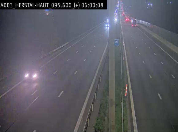 Webcam autoroute Belgique - Herstal - E40 direction Aix-la-Chapelle - BK 97