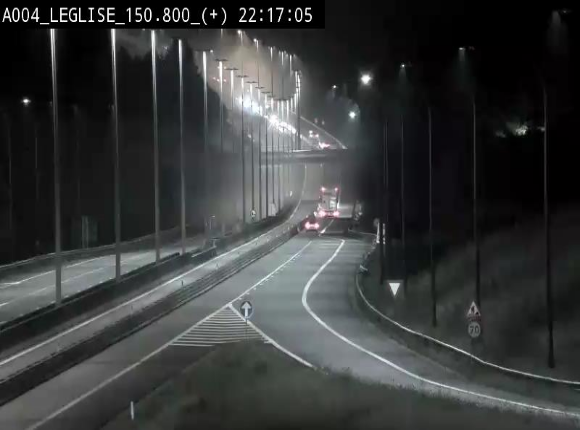 Caméra autoroute Belgique - Côte de Léglise, E411(A4) direction Luxembourg