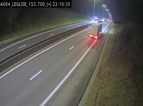 Webcam autoroute E411 à hauteur de Léglise, en direction de Luxembourg