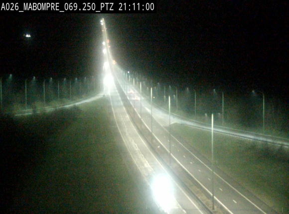 Webcam E25 (A26) à Mabompré. Vue orientée vers Liège