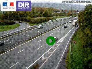 Webcam sur la Nationale 201 à hauteur de la sortie Chambéry-Nord, avant à la jonction entre l'A41 et l'A43, en direction de Lyon