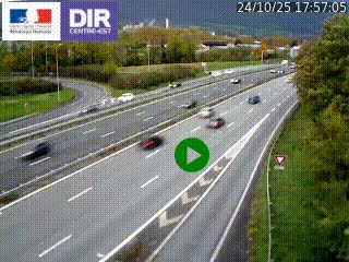 Webcam sur la Nationale 201 à hauteur de la sortie Chambéry-Nord, avant à la jonction entre l'A41 et l'A43, en direction de Lyon