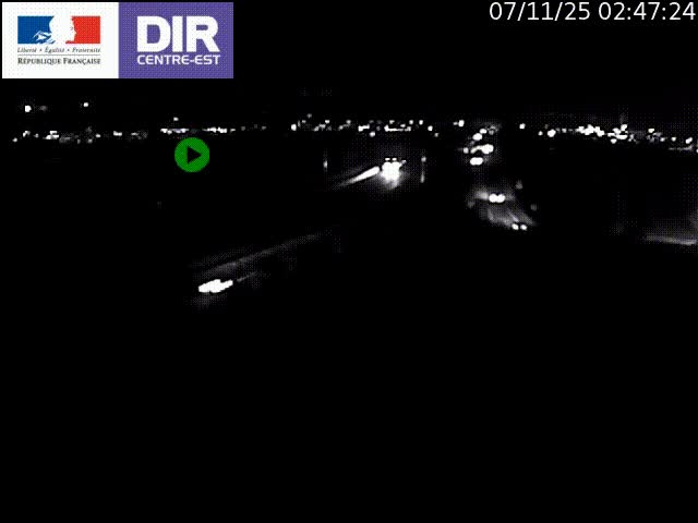 Webcam autoroute sur A450 à Pierre-Bénite en direction de Lyon et de l'autoroute A7