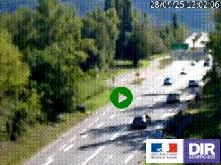 Webcam info trafic à proximité de Vizille sur la N85, au niveau du point de vue du Saut du Moine à Champagnier